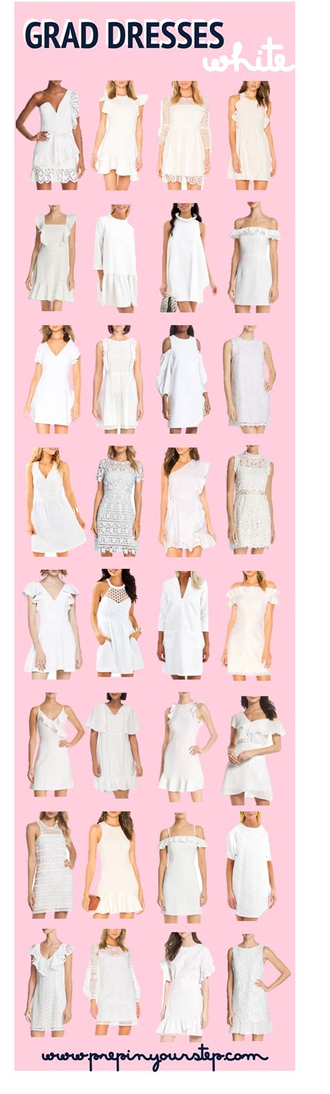 Prep In Your Step 32 White Graduation Dress Ideas Perfect For Brides