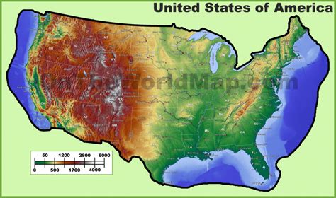 Eastern Us Elevation Map Globe Topographic Map East Coast Usa 16 For