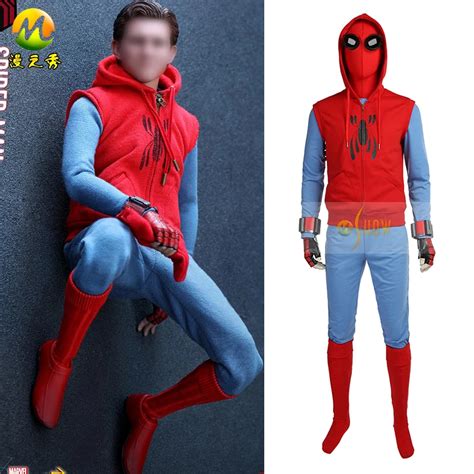 High Quality Homecoming Spider Man Cosplay Peter Benjamin Parker