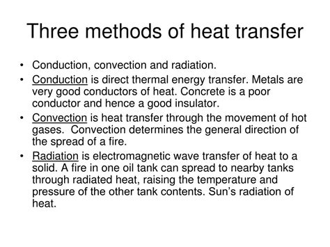 Methods Of Heat Transfer Worksheet Methods Of Heat Transfer Db