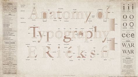 Anatomy Of Typography Typography Anatomy Of Typography Type Anatomy