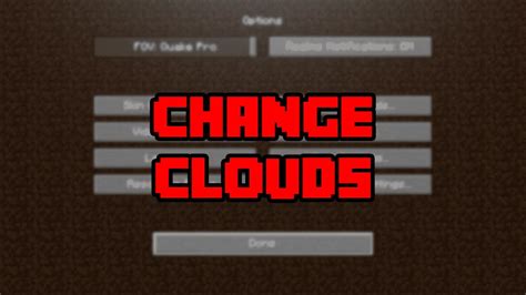 How To Turn Clouds On And Off In Minecraft How To Enabledisable