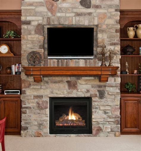 Fireplace Designs With Brick Stone Fireplace Tv Wall Mount