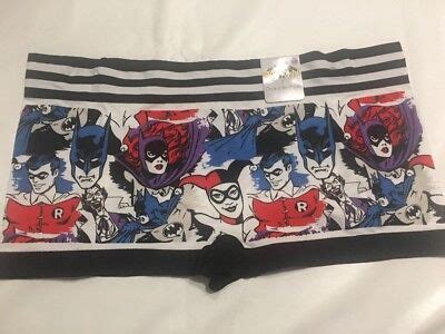 DC COMICS BATMAN Robin Underwear BATGIRL Harley Quinn PANTIES Joker Babeshorts XL EBay