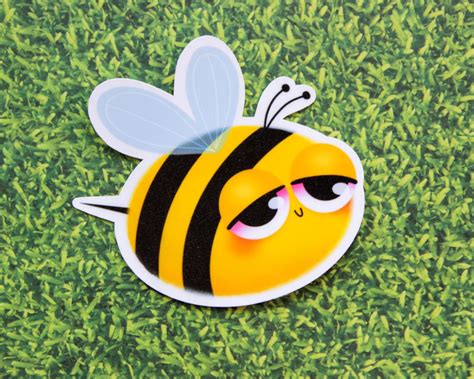 Stoner Bumble Bee Sticker Stoner Marijuana Gift Glossy | Etsy