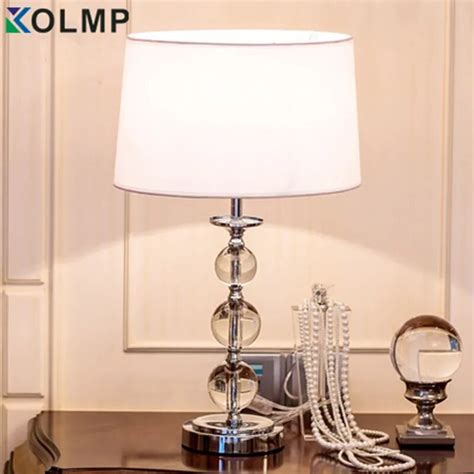 Nordic Crystal Table Lamps For Bedroom Luxury Crystal Home Art Deco