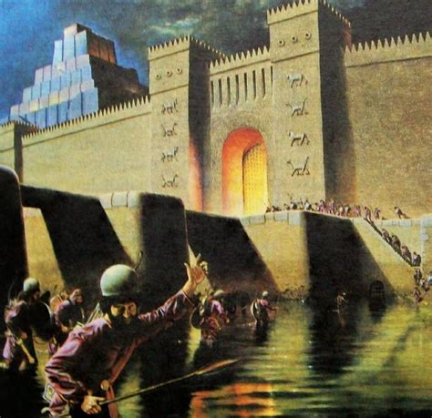 Siege Of Babylon By Uknown Rbattlepaintings