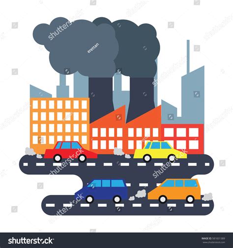 Air Pollution Poster Royalty Free Vector Image