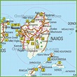 Naxos tourist map - Ontheworldmap.com