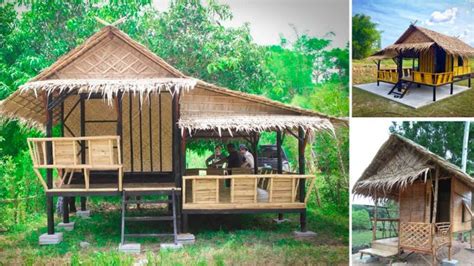Bamboo House Low Cost Modern Nipa Hut Design Home News Word