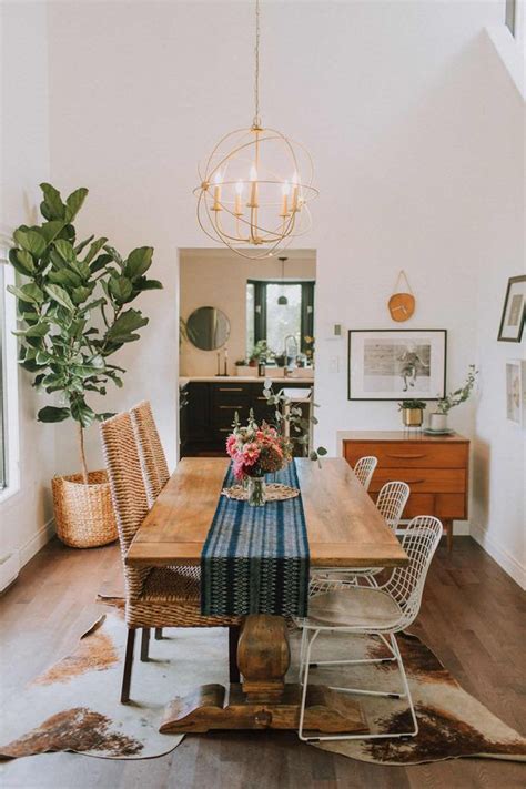 35 Modern Bohemian Dining Room Ideas