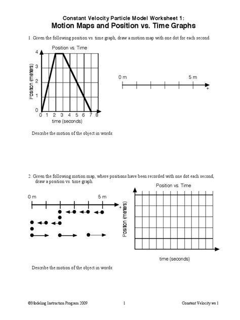 Distance Vs Time Graph Worksheet Englishworksheetmyid