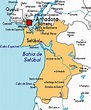 Map of Setubal, Portugal, Portugal Atlas