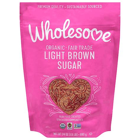 Wholesome Sweeteners Sugar Organic Light Brown Sugars And Sweeteners