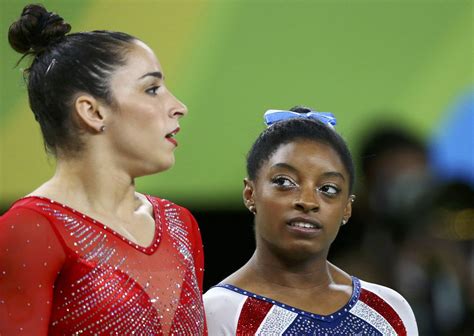 Simone Biles And Aly Raisman Post Top Two Scores On Vault In First