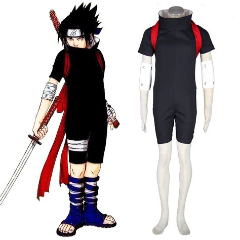 Naruto Sasuke Uchiha 2 Anime Cosplay Costumes Outfit Naruto Sasuke