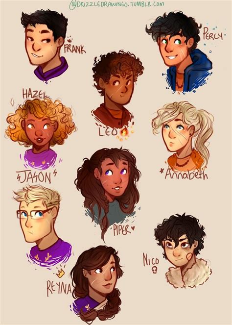 How To Draw Percy Jackson Characters Lovelylady21 Project365for2009