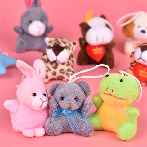 Fun Little Toys Mini Animal 335 Each Plush Toy Assortment Kids Party