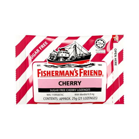 Fishermans Friend Cherry Flavor Lozenges Sugar Free 25g Shopifull