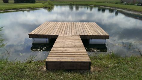 Come join the discussion about tools, projects, builds, styles, scales, reviews, accessories, classifieds, and more! $40.00 Floating Dock Completed! - Pond Boss Forum