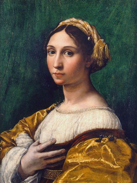 Raphaël Raffaello Rafael Renaissance Portrait Of A Young Woman