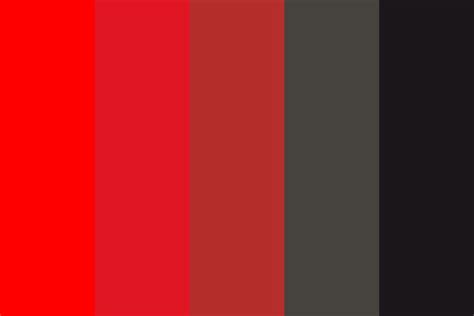 Red To Black Do Color Palette Colorpalette Colorpalettes