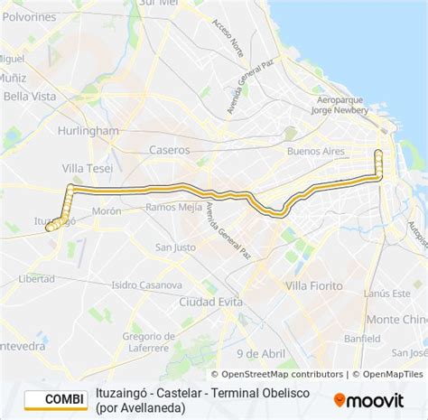 Combi Route Schedules Stops And Maps Ituzaingó Directo Por Santa