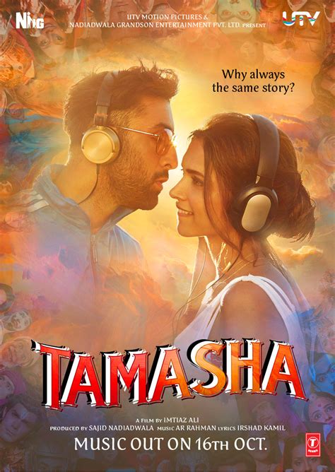 Ranbir Kapoor Deepika Padukones Tamasha Music Album Releasing 16th