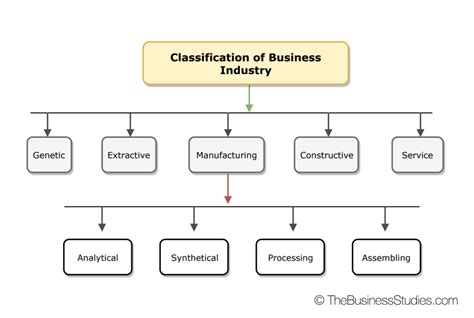Classification Of Business Industry The Business Studies