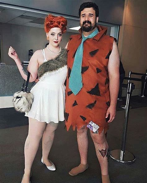 Inspiration And Accessories Diy Fred And Wilma Flintstone Halloween Couple Costume Idea Fred N