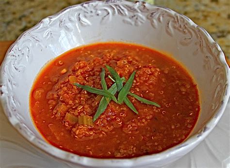 Tomato Quinoa Soup Recipe Jeanettes Healthy Living