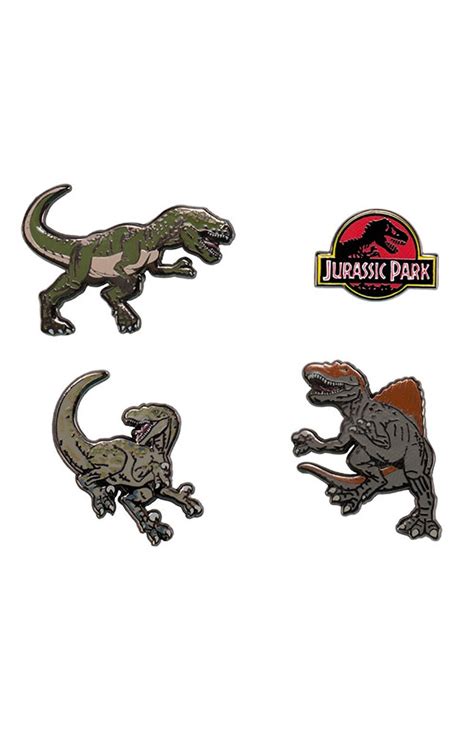Fanattik Jurassic Park Mystery Enamel Collector Pins Collectables And Art Collectable Badges
