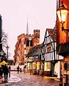 This is the historic centre of #Hitchin a town north of London ...