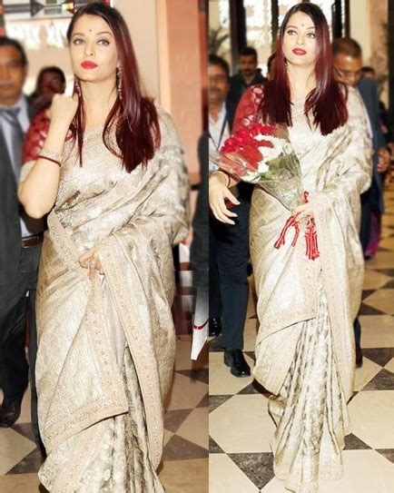 Aishwarya Rai Bachchan Redefines Traditional Fashion In A Saree See