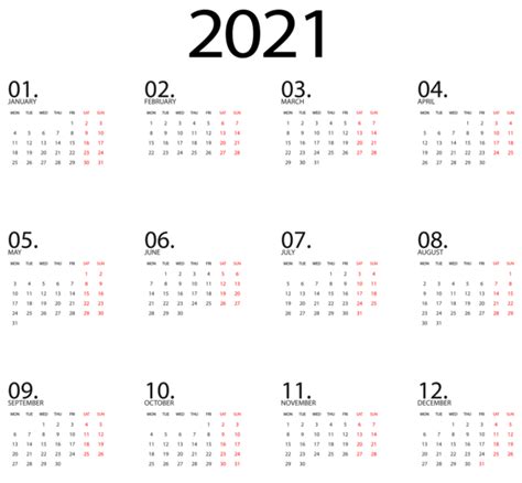 Calendario 2022 Png