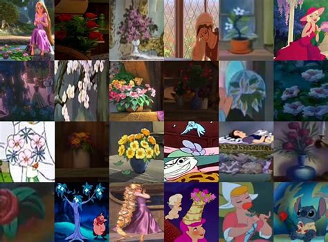 Disney Flowers In Movies Part 4 By Dramamasks22 On Deviantart