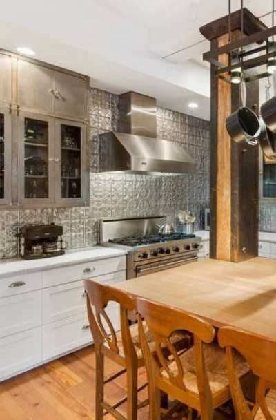23 Tin Backsplash Design Ideas For Your Kitchen Kitchen Backsplash
