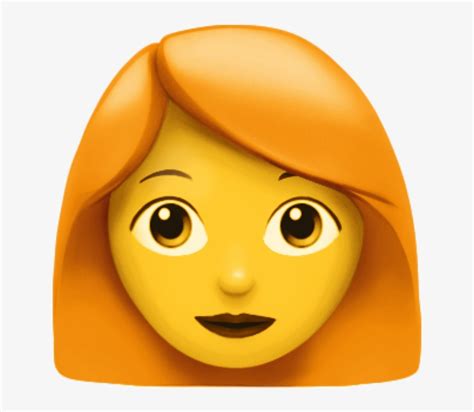 Ginger Woman Emoji Png Transparent Emoji Emoji Iphone Transparent Png