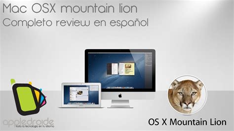 Mac Osx Mountain Lion Completo Análisis En Español Youtube