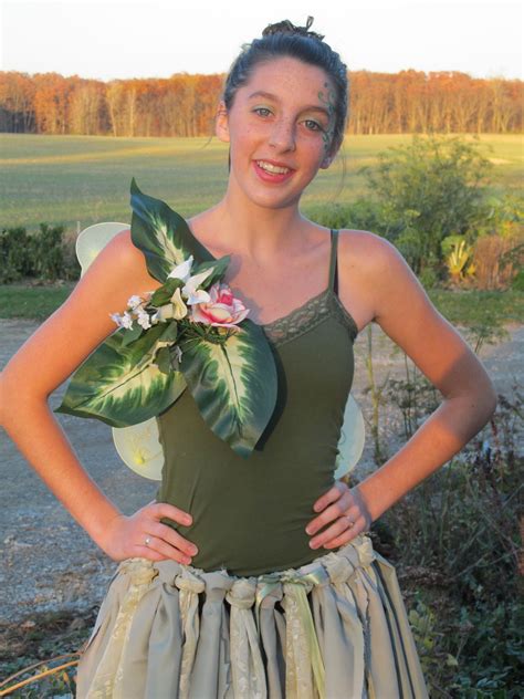 Diy Woodland Fairy Costume Skirt Made From Strips Of Old Curtains Looped Over A Ribbon An