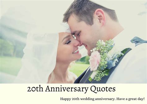 Happy 20 Year Anniversary Quotes And Wishes For Husband Wife And