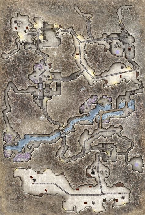 Mine 2nd Fl By Falco4077 On Deviantart Fantasy Map Dungeon Maps