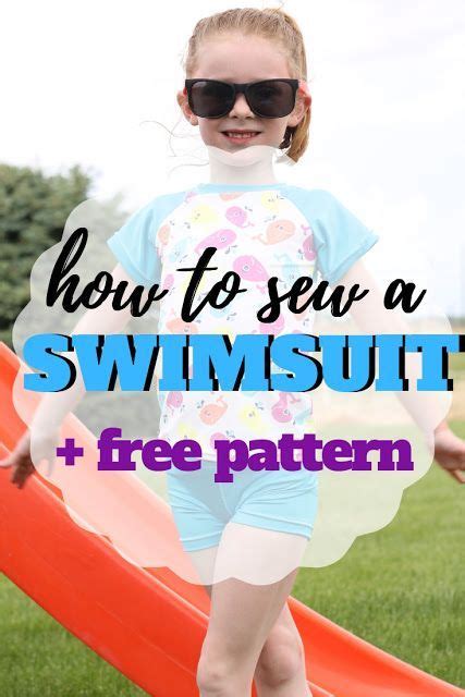 Learn How To Sew A Swimsuit With This Free Kids Swimsuit Sewing Pattern