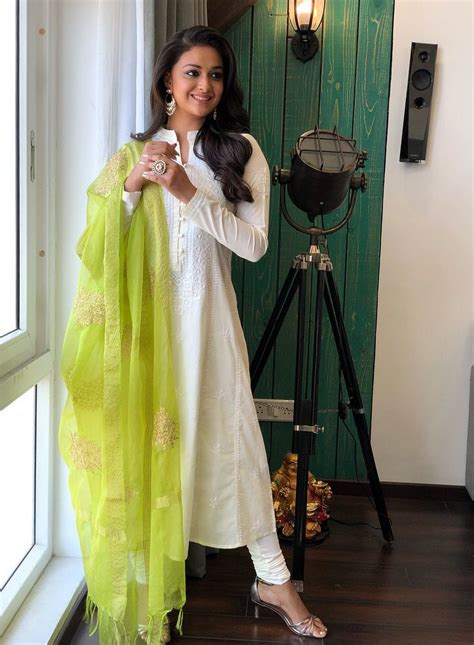 Keerthi Suresh Indian Fashion Dresses Casual Indian Fashion Kurti Designs Party Wear