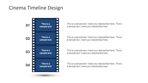 Cinema Timeline Template For Powerpoint Slidemodel