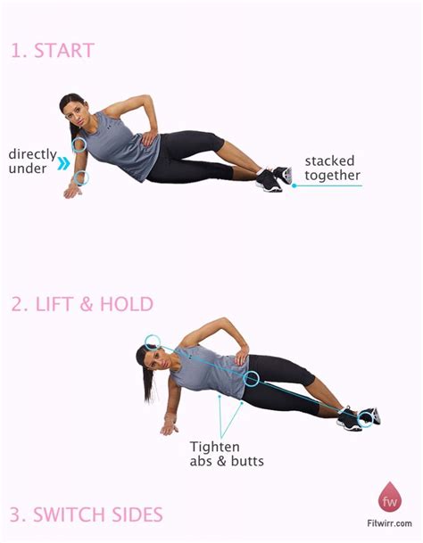 How To Do A Side Plank With Feet Split Properly Fitwirr Workout