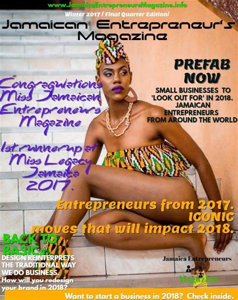 Jamaicas Entrepreneurs Magazine Magazine Get Your Digital Subscription