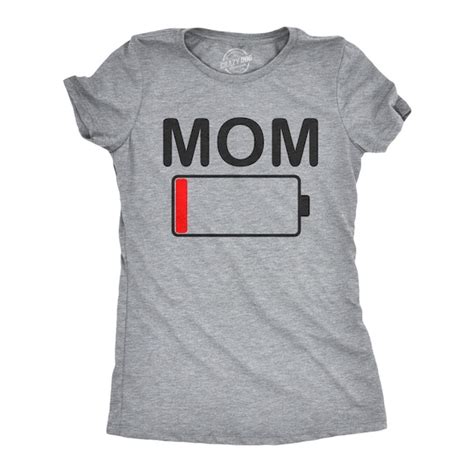 Mom Shirt Funny New Mom T Shirt Funny T Shirt For Moms Mom Battery