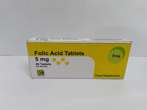 Folic Acid 5mg Tablets Facmed Pharma Prescription At Rs 65box In New
