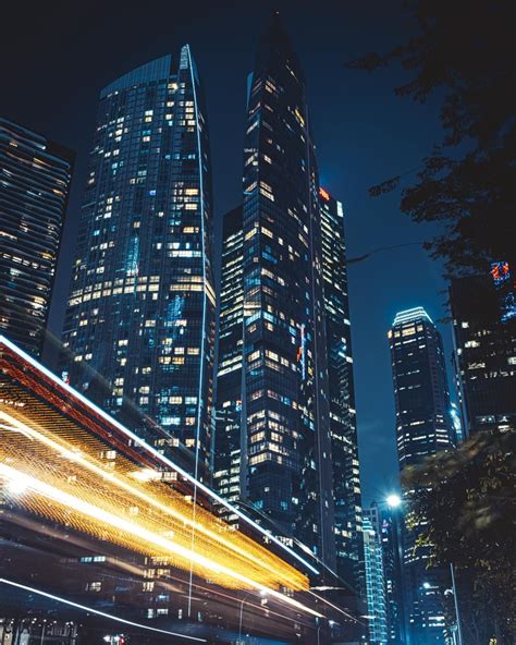 Futuristic Singapore City City Cities Buildings Photography